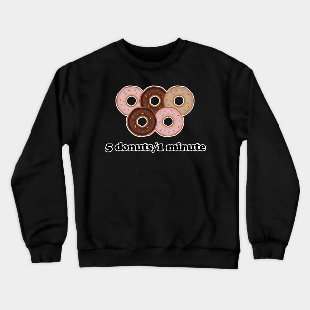 Donuts Crewneck Sweatshirt by valentinahramov